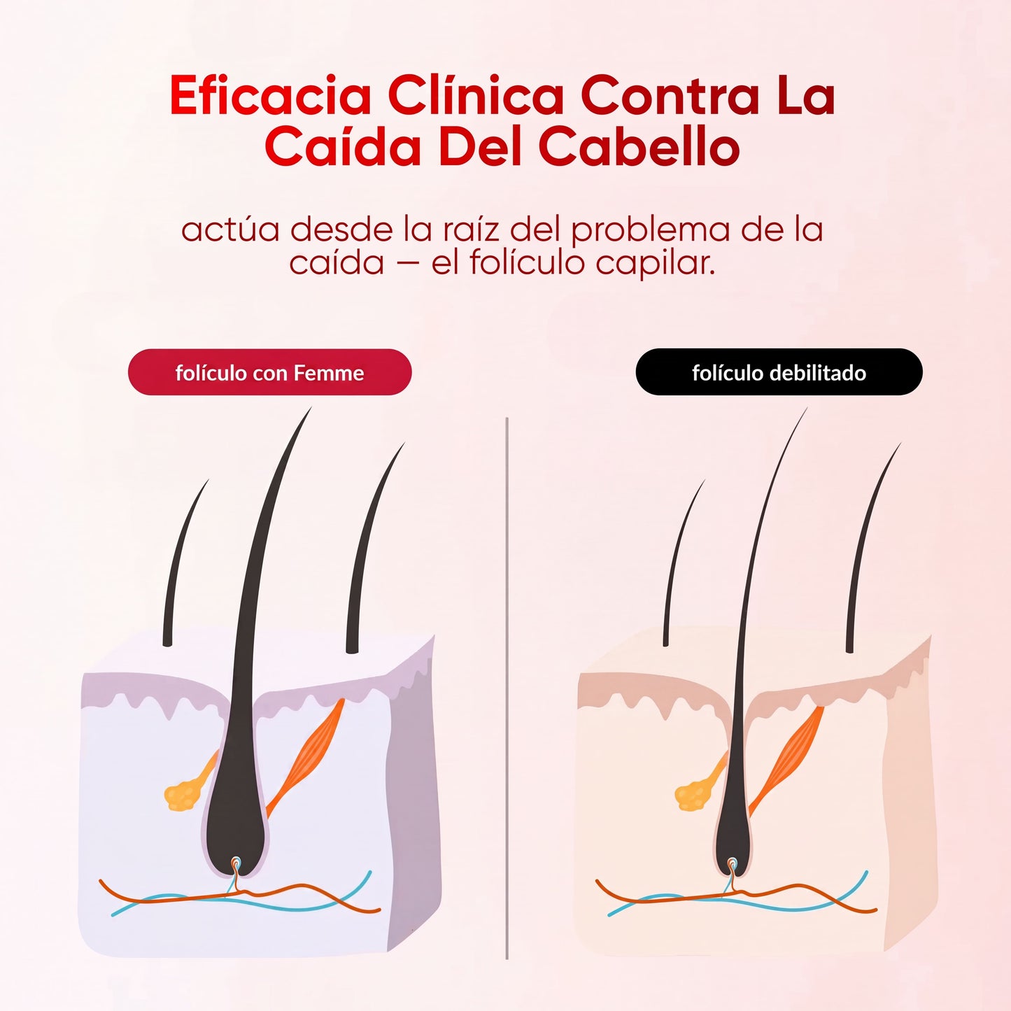 FEMME® Gomitas Anticaída y crecimiento