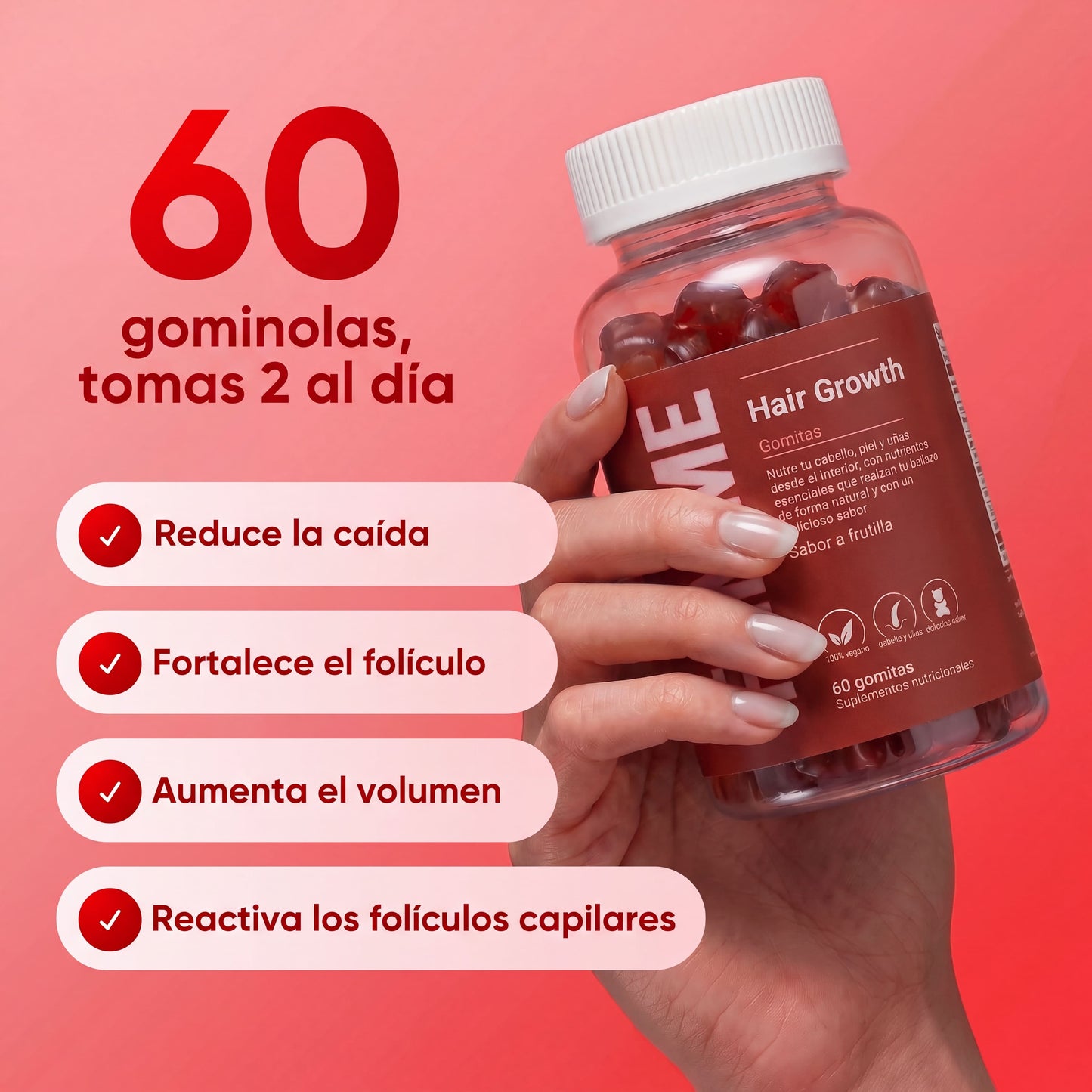 FEMME® Gomitas Anticaída y crecimiento
