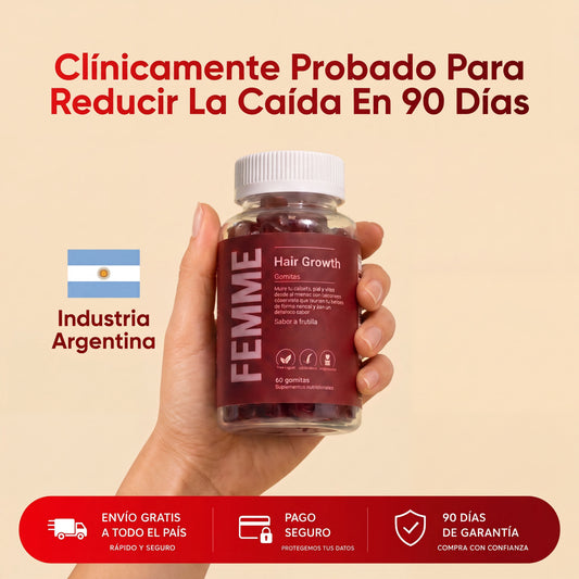 FEMME® Gomitas Anticaída y crecimiento