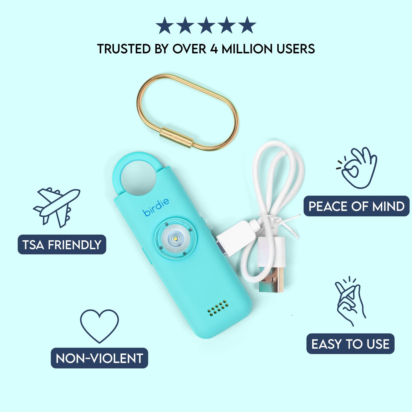 Alarma de seguridad personal FEMME™ 3.0